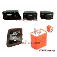 DOUBLE SIGNAL SWITCH HAZARD SWITCH HONDA RS150 SIGNAL RELAY W110 SYM VF3i W125S Future Dash Benelli EX5 Hazard Switch