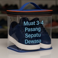 BHC Size 28.8 x 18 x 28 cm TRAVEL SHOE BAG SHOE POUCH / MULTIPURPOSE MICA SHOE BAG / MICA SHOE BAG /