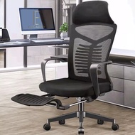 EZCARAY S177 High-back Ergonomic Mesh Back Office Gaming Chair with Good Lumbar support and Legrest