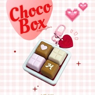 Choco box fidget toy Clicker keychain [Mechanical Keycap] Fidget Toy Clicker Toy