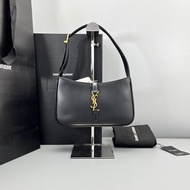 98新 YSL圣罗兰hobo腋下包中号黑金/24*14*6cm