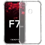 Oppo F7 Transparent Shockproof Case Glows When Turning On The led