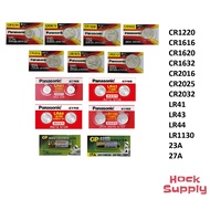 [MOQ 5] Panasonic CR1220 CR1616 CR1620 CR1632 CR2016 CR2025 CR2032 LR41 LR43 LR43 LR1130 GP23A GP27A