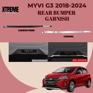 XTREME AUTO MYVI GEN3 2018-2024 CAR REAR BUMPER GARNISH COVER ACCESSORIES