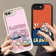 Q-33 LABUBU Black white Case for OPPO A3S A12E A1K Realme C2 C2S C1
