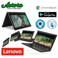 ( Touch and Flip Screen Type C) CHROMEBOOK LENOVO 500E  / Intel Celeron / 4GB RAM / 32GB SSD / 11.6 Inch Screen