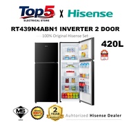 Hisense Refrigerator (206L / 240L / 320L / 420L) Inverter 2 Door Fridge RT220N4ABN RT286N4ABN1 RT328