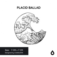 Placid Ballad CUDDLEINK Matte Ink Tattoo Temporary Tattoo 3 Month