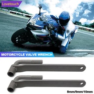 LOVETOUCH 8mm 9mm 10mm Motorcycle Engine Valve Adjustment Tool Square Hexagon Socket T Spanner Valve