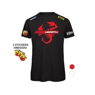 2025 Abarth Replica Supersport Rally Scorpion Sport Tshirt Stickers