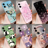For Xiaomi Poco C85x C81 C95 Pro Case Cute Pink Bowknot Full Protective Soft Silicone Transparent Ca
