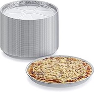 Pack of 12 Disposable Round Foil Pizza Pans – Durable Pizza Tray for Cookies, Cake, Focaccia and Mor
