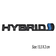 3รูปแบบ3D HYBRID โลโก้รถสติกเกอร์ติดตั้งป้ายสัญลักษณ์โลหะ Decal อุปกรณ์ตกแต่งรถยนต์สำหรับ Toyota Prius Camry Crown Auris Rav4