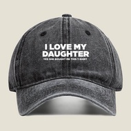 Daughter Love Sweet Quote Art on Water Washed Fabric 2025 New IO1F