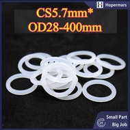 O-ring gasket CS5.7mm*OD28-400mm O-ring White Gasket Getah  O-Ring Car Air Cond Washer Set Rubber Gr