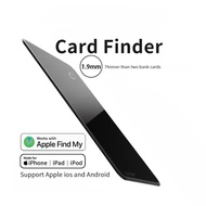 ตัวติดตามการ์ดที่ได้รับการรับรองจาก Apple MFi Finder ตัวติดตามกระเป๋าสตางค์ Slim Thin ค้นหาแท็ก NFC ของฉัน AirTag Tracker Locator Finder สำหรับ  Apple iPhone iPad Android