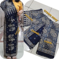 KATUN Dobby batik cloth/Dobby cotton batik/already one style for men (2m) & women (2m) with shawl