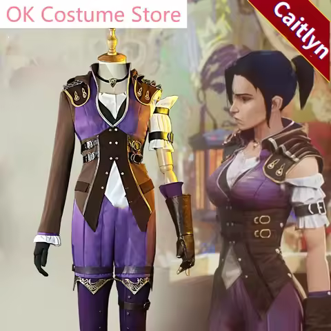 CosplayGame Arcane Caitlyn Cosplay Costume Game Cos s Arcane Cos Arcane Caitlyn Costume and Cosplay 