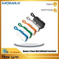 Momax 1-Power Mini 3-In-1 Power Bank 5000มิลลิแอมป์ชั่วโมงสำหรับ Type-C