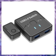 (Y W Z H)USB 3.0 Printer Sharer Switch 2 in 1 Out 2 Computers Share 1 Printer Keyboard Mouse USB Dis