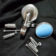 กระจกปลายแฮนด์ rzm กระจกตัดแสงมอเตอร์ไซต์ cnc กระจกปลายแฮนด์ vespa กระจกปลายแฮนด์ lambretta กระจกปลา