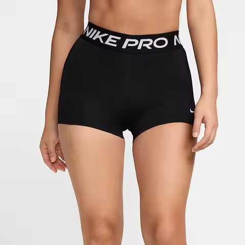 Nike Authentic Women's Comfortable Letter Sports Tight Training Shorts CZ9860-010
