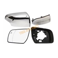 Auto Parts  Side Chrome Mirror Cover For Ford Ranger T6 2012-2021 Raptor Everest U375 Mirror Shell Car Accessories