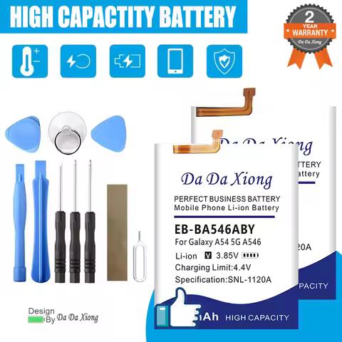 Battery For Samsung Galaxy Note Xcover Mega Z Flip 3 5 6 6.3 C5 C7 10 A34 A54 M51 S8 C10 Active Pro 