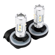2Pcs 50W H27 881 Super Bright 10 LED Fog DRL Headlight Light Bulb White Lamp