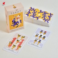 Ready Stock 12 * 7cm Whimsical Tarot Card English Board Game Card Game Tarot Party Leisure Game