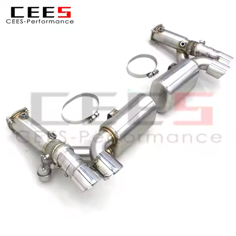 CEES Catback Exhaust Pipes For PORSCHE 911 997/997.1 TURBO 3.6 2004-2012 Car Exhaust System Stainles
