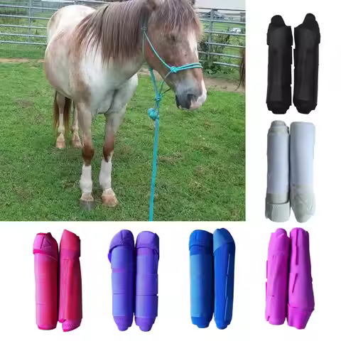 Horse Tendon Boots ive Equine Sport Boots, Horse Jumping Boots, Lightweight with Breathable Soft for