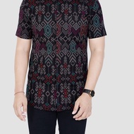 KEMEJA Front Of Men's Batik Short Sleeve - Men's Batik Shirt - Men's Batik Shirt - Men's Batik - Sli