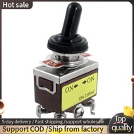 AC 250V 15A on/on 2 Position DPDT Toggle Switch with Waterproof Boot