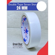 DOUBLE TAPE 24mm & 12mm SEVEN STAR
