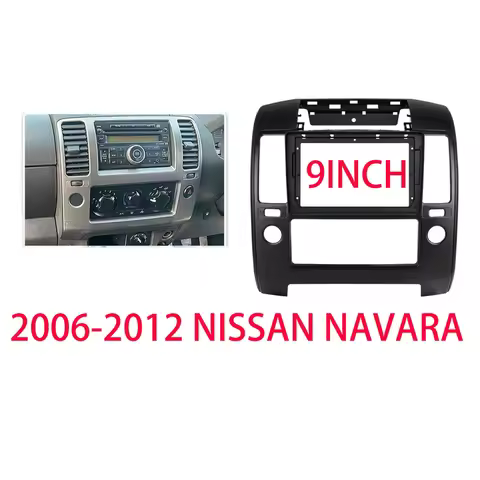 9 Inch Car Radio Fascias For Nissan NAVARA D40 2006-2012 Stereo Head Unit Android MP5 GPS Video Play