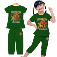 7/8 Girls' Set TUNG TUNG SAHUR Girls' Pants Children's Clothing Cartoon Characters