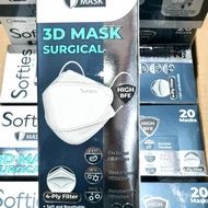 READY Softies 3D MASK SURGICAL 4ply isi 20 / Masker Medis KF94 softies