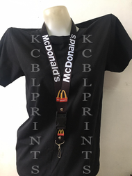 Mcdonalds McDo Id lace lanyard id sling