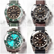 CUSTOM BUILT MODIF MOD SEIKO SUBMARINER jam pria diver homage