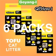 6 Packs Goyang-I Tofu Cat Litter Pasir Kucing
