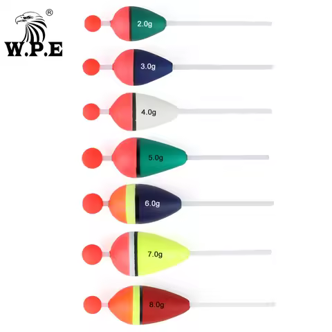 W.P.E Fishing Float 3pcs/lot Size 2g-6g Fishing Tackle Buoy Bobber Floating Float EVA Foam Vertical 