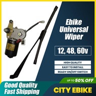 Ebike wiper 12 volts or 48v - 60 Volts for 3 wheel Ebike