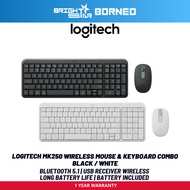 LOGITECH MK250 Wireless Mouse & Keyboard Combo - Black / White