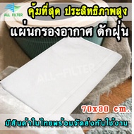 แผ่นกรองฝุ่น PM2.5 แผ่นกรองอากาศ HEPA Air Filter Pad ดักฝุ่น กรองแอร์บ้าน กรองพัดลม เครื่องฟอกอากาศ กันฝุ่น ควันไฟ แผ่นกรองเอนกประสงค์ DIY AIR FILTER