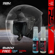 ZoroHelmet HELM Half Face RSV SV300 CARBON GLOSSY Motorcycle
