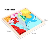 [SG Stock] Kids Toy Wooden Puzzle Education Toy