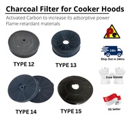 Cooker Hood Charcoal CARBON FILTER COMPATIBLE FOR BOSCH EF ELECTROLUX RINNAI TURBO COOKER HOOD 家用碳粒盒碳过滤器厨房兼容烟机