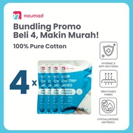 KATUN 3pcs Bundle 4 packs of UKNOUMAD Men's Disposable Boxer Briefs Jumbo Cotton Disposable Underwea