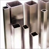 Stainless steel square pipe 20 mm x 20 mm x 0.8 mm x 120 cm